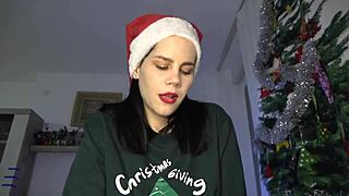 Stepsister Anna Delivers Hot Oral Creampie Gift