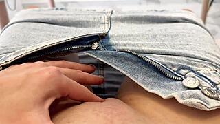 female pov fingers and licks tight juicy shaved pussy close up. wet and dripping.