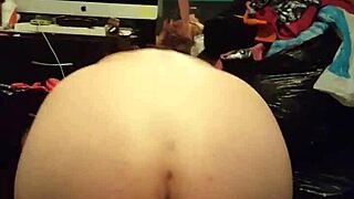 Is my girlfriend's beautiful ass too tempting for you to resist in this amateur video?