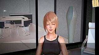 my new family in cartoon series with homemade scenes