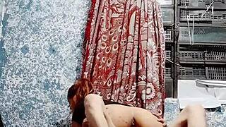 my stepsister arrived horny and ready for action