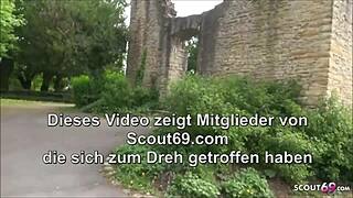 Redhead Latina Teen 18+ Gets Nailed Outdoors via Scout69 Meet