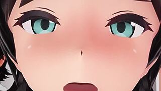 damn! matsukaze kantai collection anime gets wild and raw!