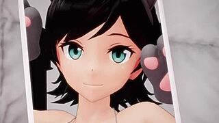 damn! matsukaze kantai collection anime gets wild and raw!