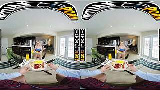 Busty blonde Blake Blossom fucks in VR