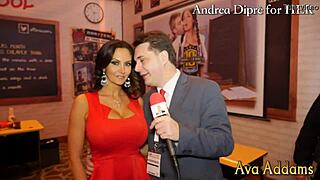 Ava Addams Plays With Her Boobs