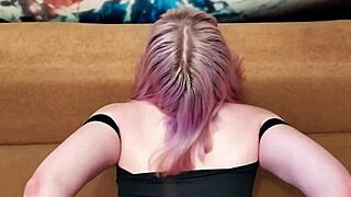 Young Amateur Girl Seduces Boyfriend For Hardcore Anal Sex And Cum Inside