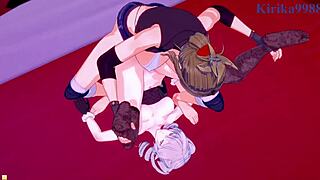 Excellen browning and az sainklaus and nine and chitose kisaragi intense futanari sex in super robot wars impact & 30 & v hentai