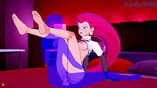 lillie and jessie musashi have intense pokemon hentai sex