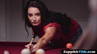 Beautiful Babe and Cute Masseuse Share Steamy Pool Moments with Natural Tits and Passionate Licks