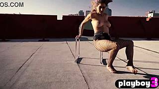 sexy blonde milf mia valentine in lingerie showing big ass and tits 😍