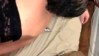 fucking her wet pussy doggy at home.