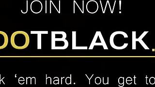 Busty Blonde Takes Big Black Cock in Audition