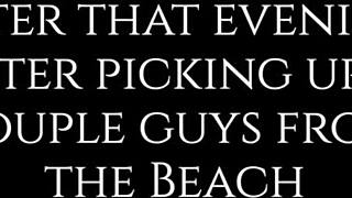 double handjob on public beach with interracial amateurs - so hot! 🔥