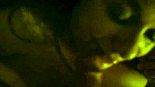 I deepthroated a big cock at home, getting a facial on my tits.