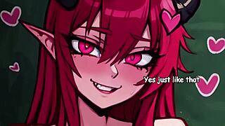 succubus student drains energy in roleplay