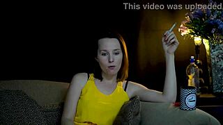 Sucking cigarette while staring right at you, babe.