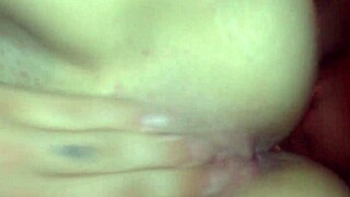 Fucking my girlfriend from the bottom view, showing her pussy and ass clearly