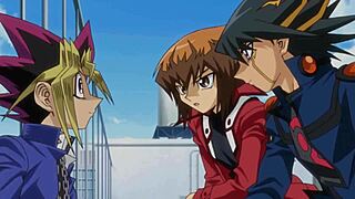 Yu-Gi-Oh bonds summarized through time with Yugi and the league of traps.