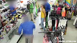 Officer Wrex Oliver's strip search turns into intense blowjob and pounding at the shop