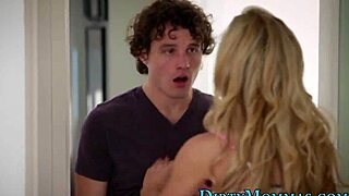 Teen fingering stepmom's pussy right now!