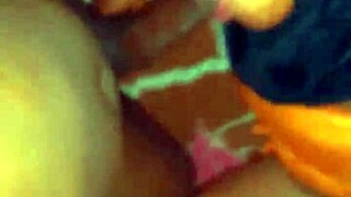 Wow, this hijab MILF's handjob on my big black cock feels amazing!