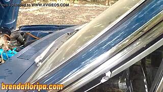 Slut puts toy in her ass for gaping anal fetish