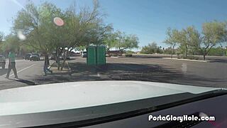 Hey, That Mature Blonde Sucked Cocks in a Gloryhole!