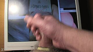 Homemade cum tribute for Pinkbunny by Horned Gods