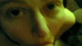 my slavegirl gets a big cumshot facial after sucking my cock