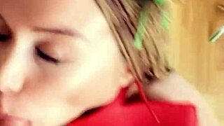 Petite Babe Leashed and Fucked in Ass Until Gaping Cum Fill