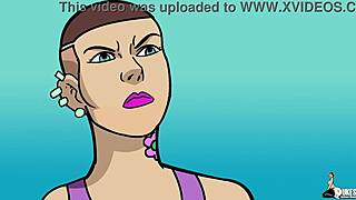 Pawg stripper encounters unexpected trouble in the club