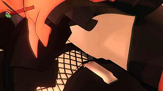 Ruby and Penny get distracted licking each other before the costume party, it's so hot