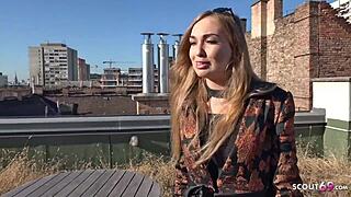 German scout discovers fashion teen model Liza negotiating for cash in reality show