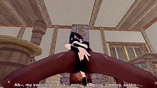 genshin impact got me hooked on this huge cock, oops!