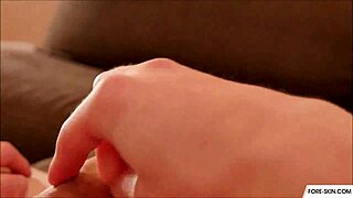 Hot Gay Guy Masturbates His Uncut Cock 😍