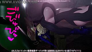 feeling the deepthroat pleasure as semen floods my throat.