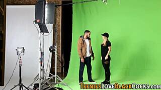 Blonde teen 18+ pounded by huge dick