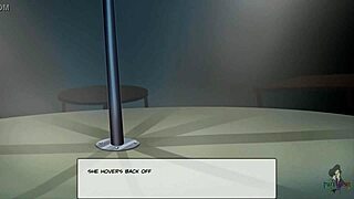 Tall Black Ebony Striptease In Club