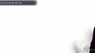 Horny step-sis is a succubus in this hentai game.