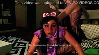 जोरदार फेटिश सीन में थप्पड़ और पेडल से रोया।