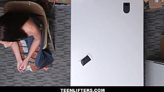 Petite Latina Teen 18+ Avi Love Makes Anal Agreement with Security Guard 😏