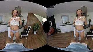 morgan rodriguez, the sexy redhead babe, gets hardcore fucking in vr reality