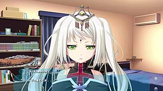 princess x fan disc ep13 making out with roommate in dorm