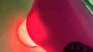 big tits teen plays with her new dildo vibrator alone