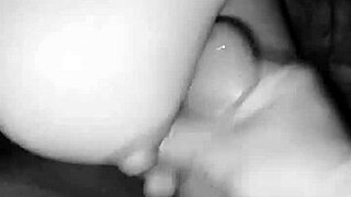 Juicy Milf Jerks Off Lover's Cock Until He Cums On Her Big Tits