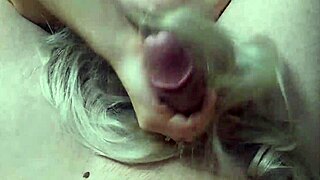 Long blonde hair is so exciting, i masturbate with a dick and cum on my hair and head 😍💦
