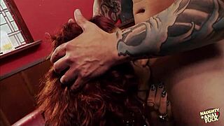 Lucky Strong Stud Fills His Girl's Mouth And Asshole With His Massive Dick