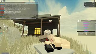 Blonde bitch gets doggystyle in Roblox porn.