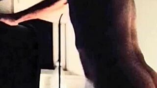 on her face with cock and balls, mature amateur gives sloppy blowjob 😋